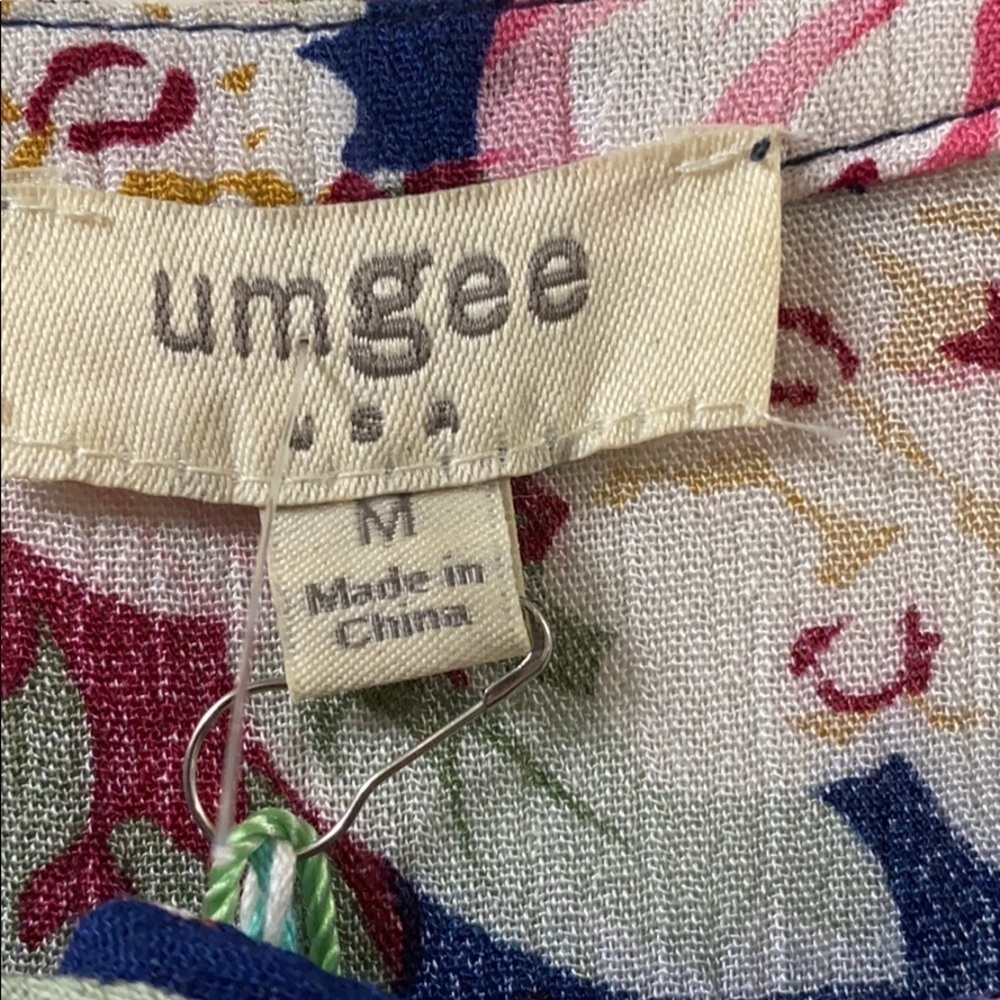 NWT Umgee floral sleeveless dress Sz Med - Picture 3 of 7